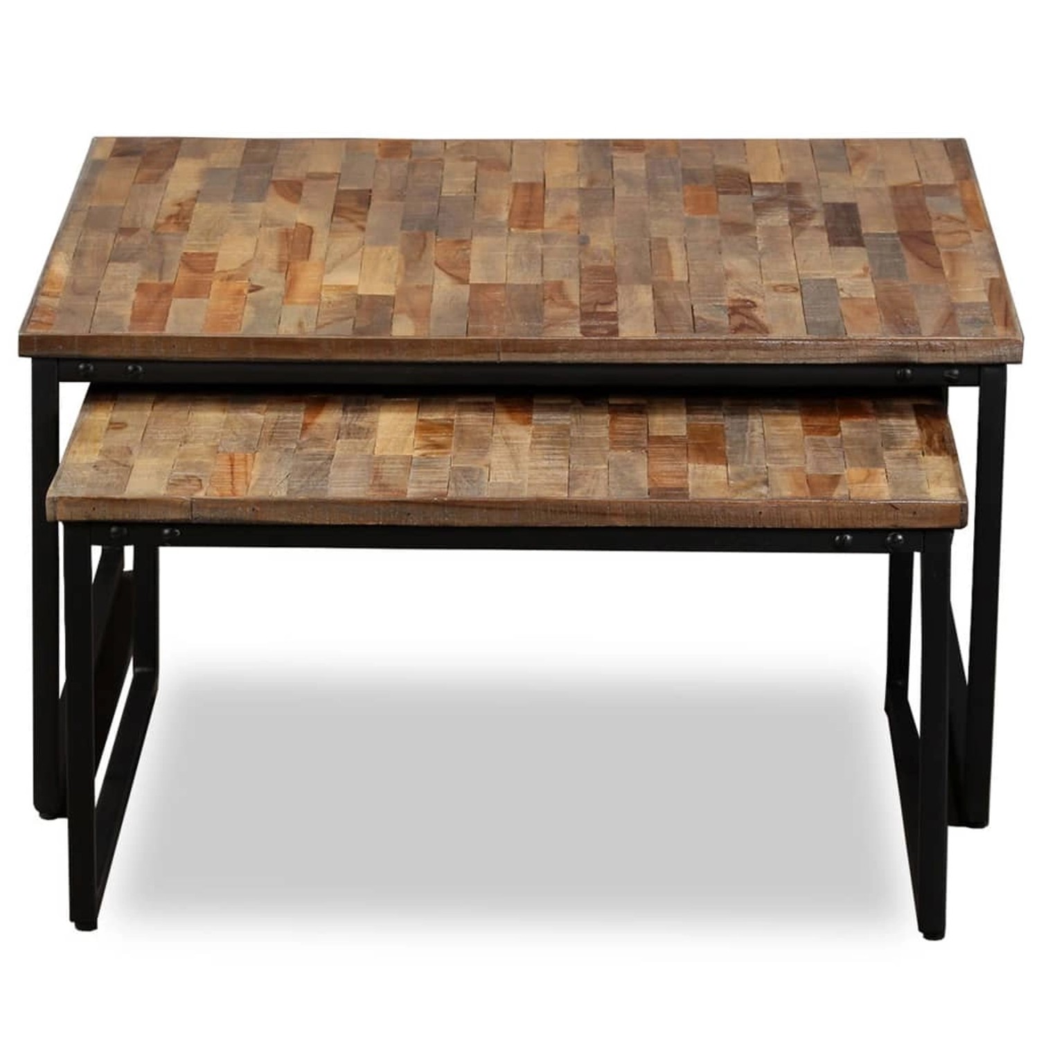 vidaXL Satztisch Couchtisch-Set 2-tlg. Recyceltes Teak Massiv vidaXL Satztisch Couchtisch-Set 2-tlg. Recyceltes Teak Massiv von VIDAXL