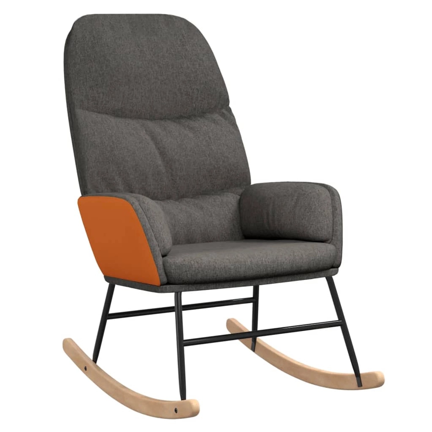 vidaXL Schaukelstuhl Dunkelgrau Stoff Modell 13 vidaXL Schaukelstuhl Dunkelgrau Stoff Modell 13 von VIDAXL