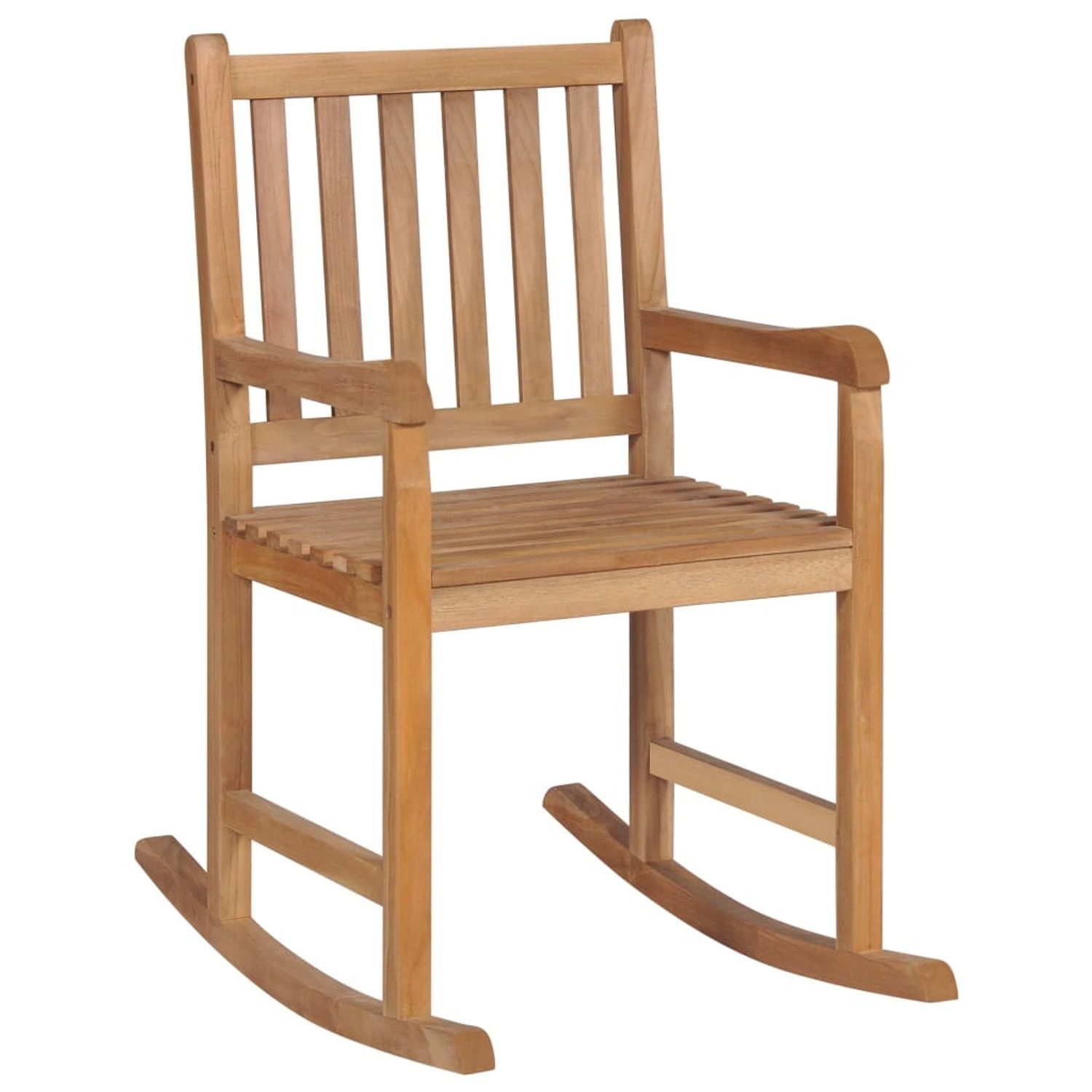 vidaXL Schaukelstuhl mit Weinrotem Kissen Massivholz Teak Modell 1 vidaXL Schaukelstuhl mit Weinrotem Kissen Massivholz Teak Modell 1 von VIDAXL