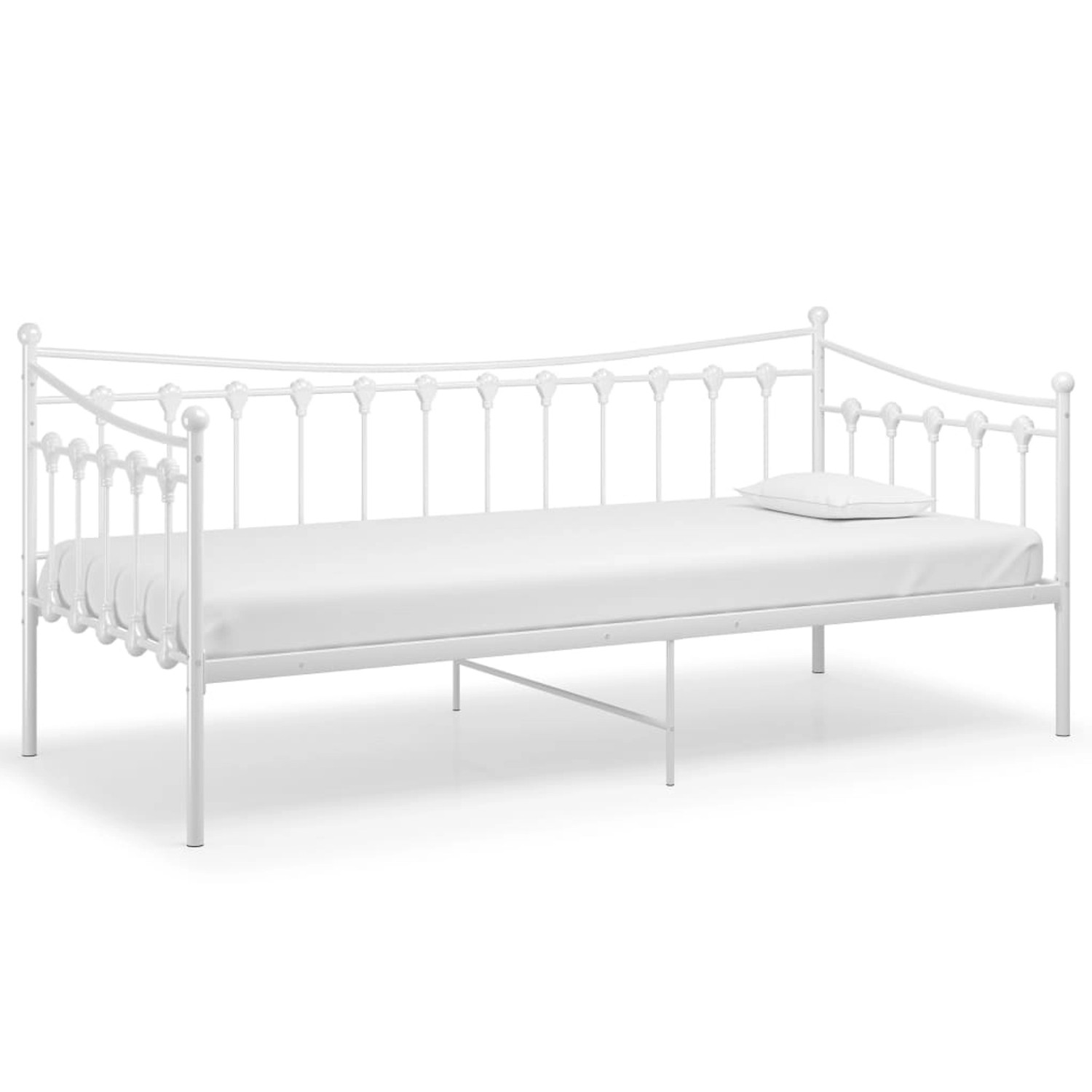 vidaXL Schlafsofa Bettgestell Weiß Metall 90x200 cm650964 vidaXL Schlafsofa Bettgestell Weiß Metall 90x200 cm650964 von VIDAXL