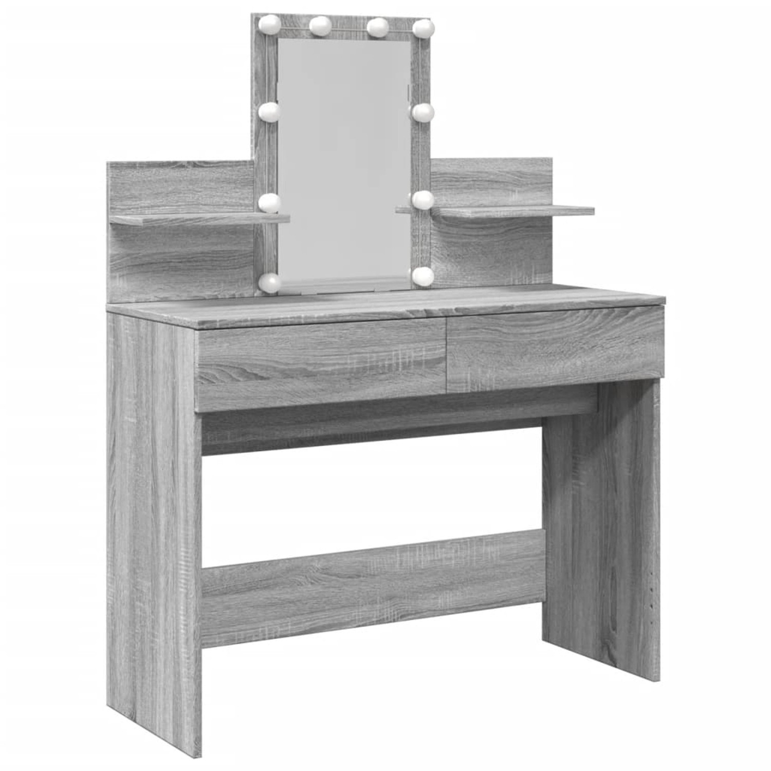 vidaXL Schminktisch mit LED-Beleuchtung Grau Sonoma 100x40x130 cm vidaXL Schminktisch mit LED-Beleuchtung Grau Sonoma 100x40x130 cm von VIDAXL