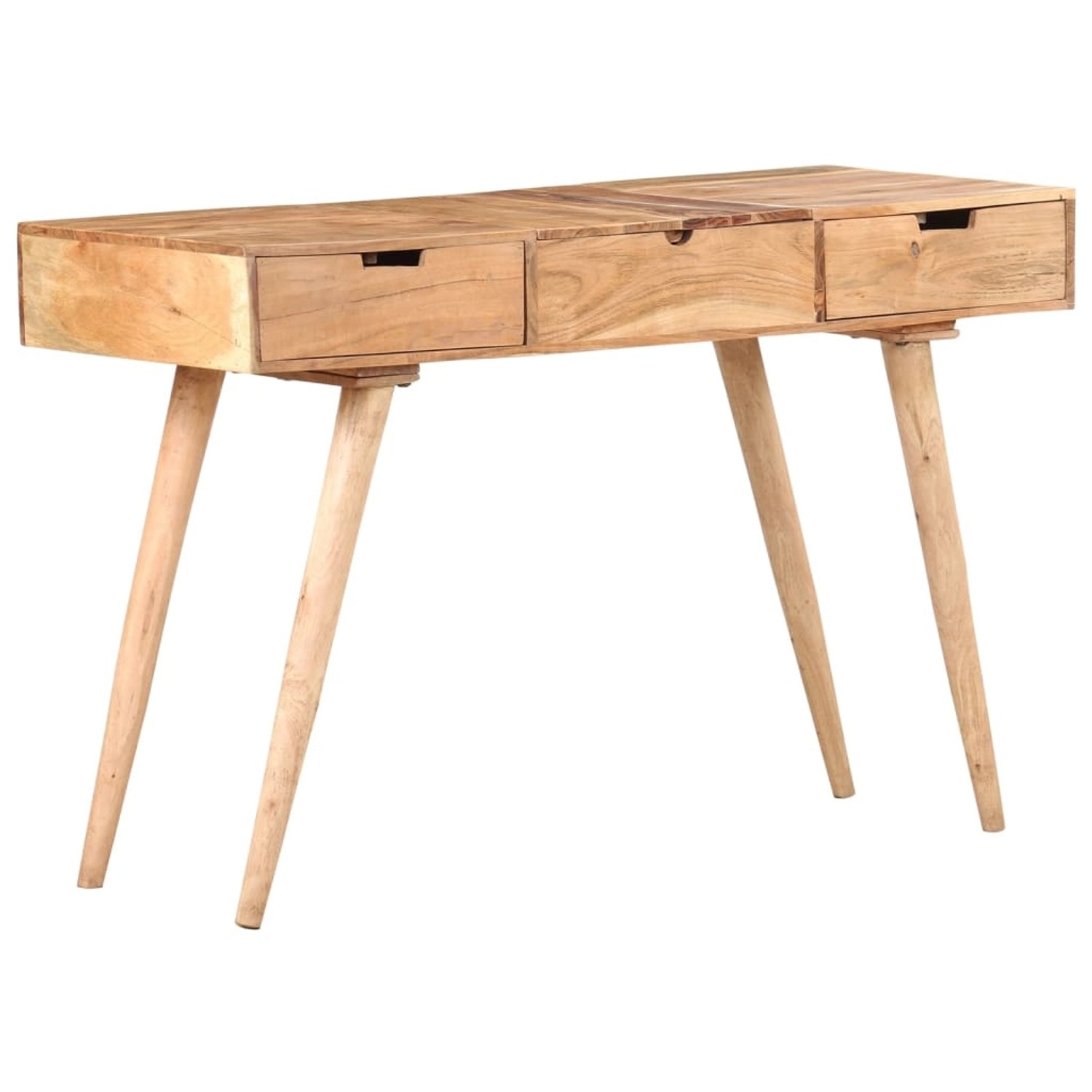 vidaXL Schminktisch mit Spiegel 112x45x76 cm Akazie Massivholz vidaXL Schminktisch mit Spiegel 112x45x76 cm Akazie Massivholz von VIDAXL