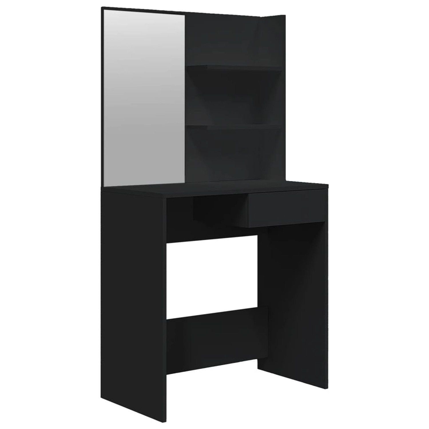 vidaXL Schminktisch mit Spiegel Schwarz 74,5x40x141 cm vidaXL Schminktisch mit Spiegel Schwarz 74,5x40x141 cm von VIDAXL