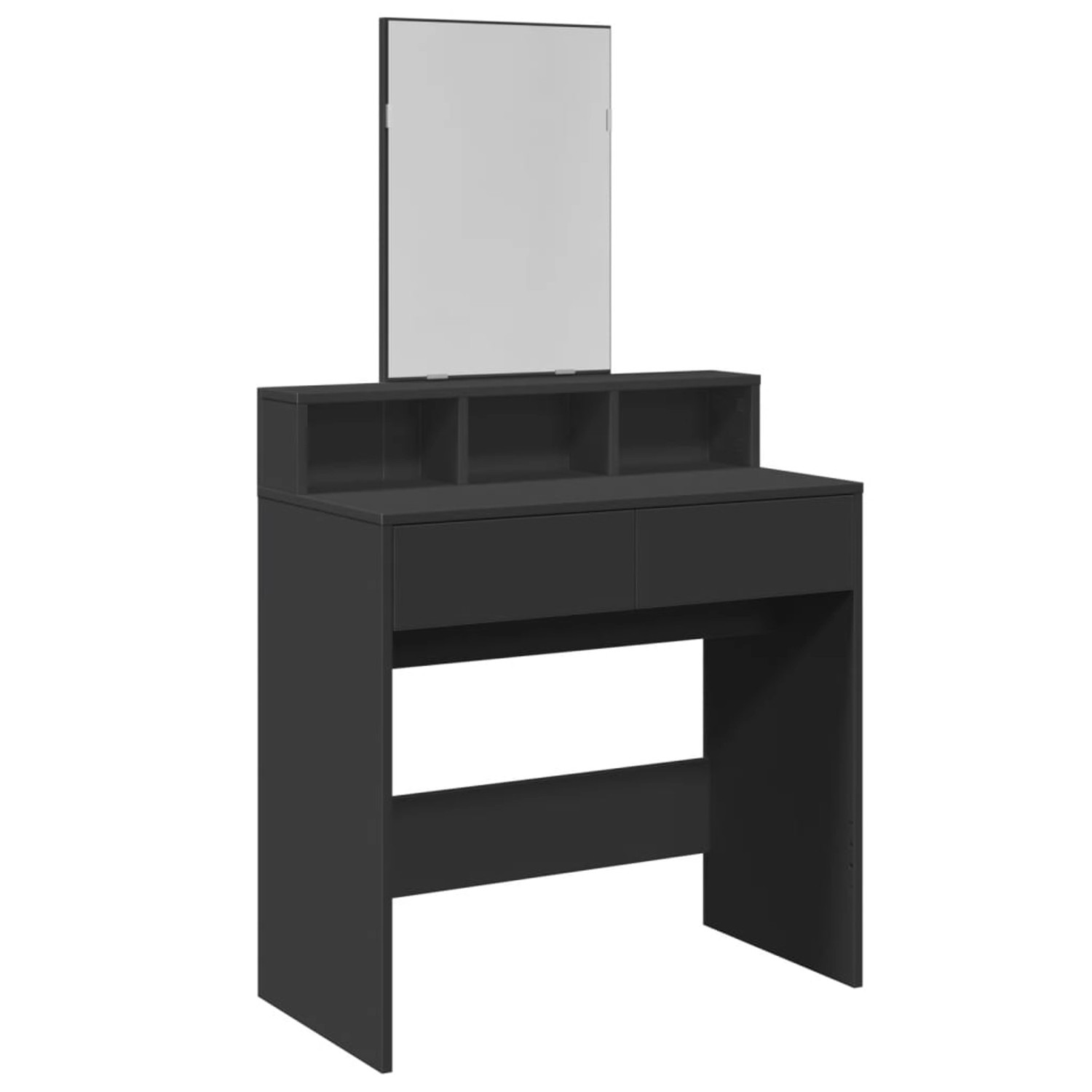 vidaXL Schminktisch mit Spiegel Schwarz 80x41x144,5 cm vidaXL Schminktisch mit Spiegel Schwarz 80x41x144,5 cm von VIDAXL