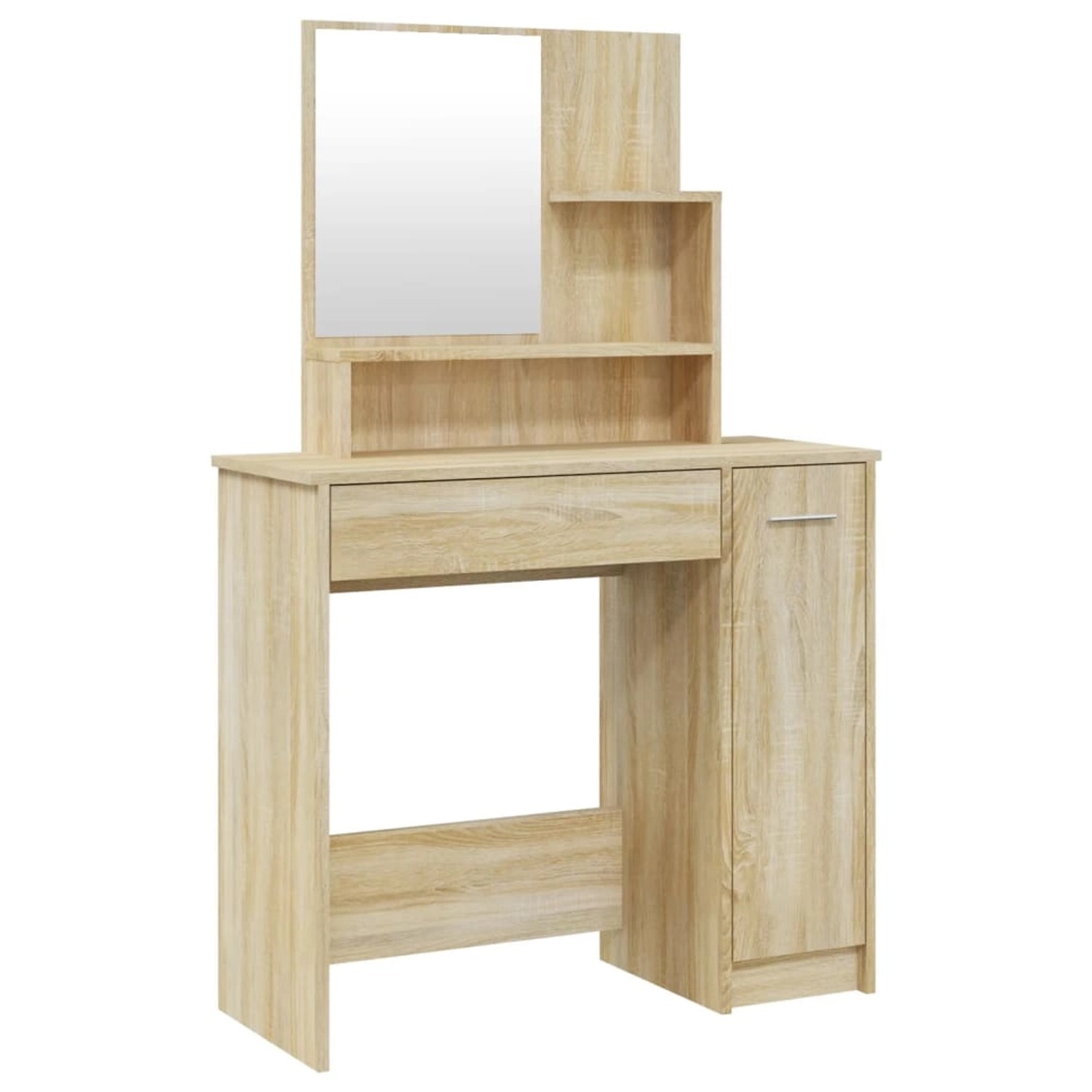 vidaXL Schminktisch mit Spiegel Sonoma-Eiche 86,5x35x136 cm vidaXL Schminktisch mit Spiegel Sonoma-Eiche 86,5x35x136 cm von VIDAXL