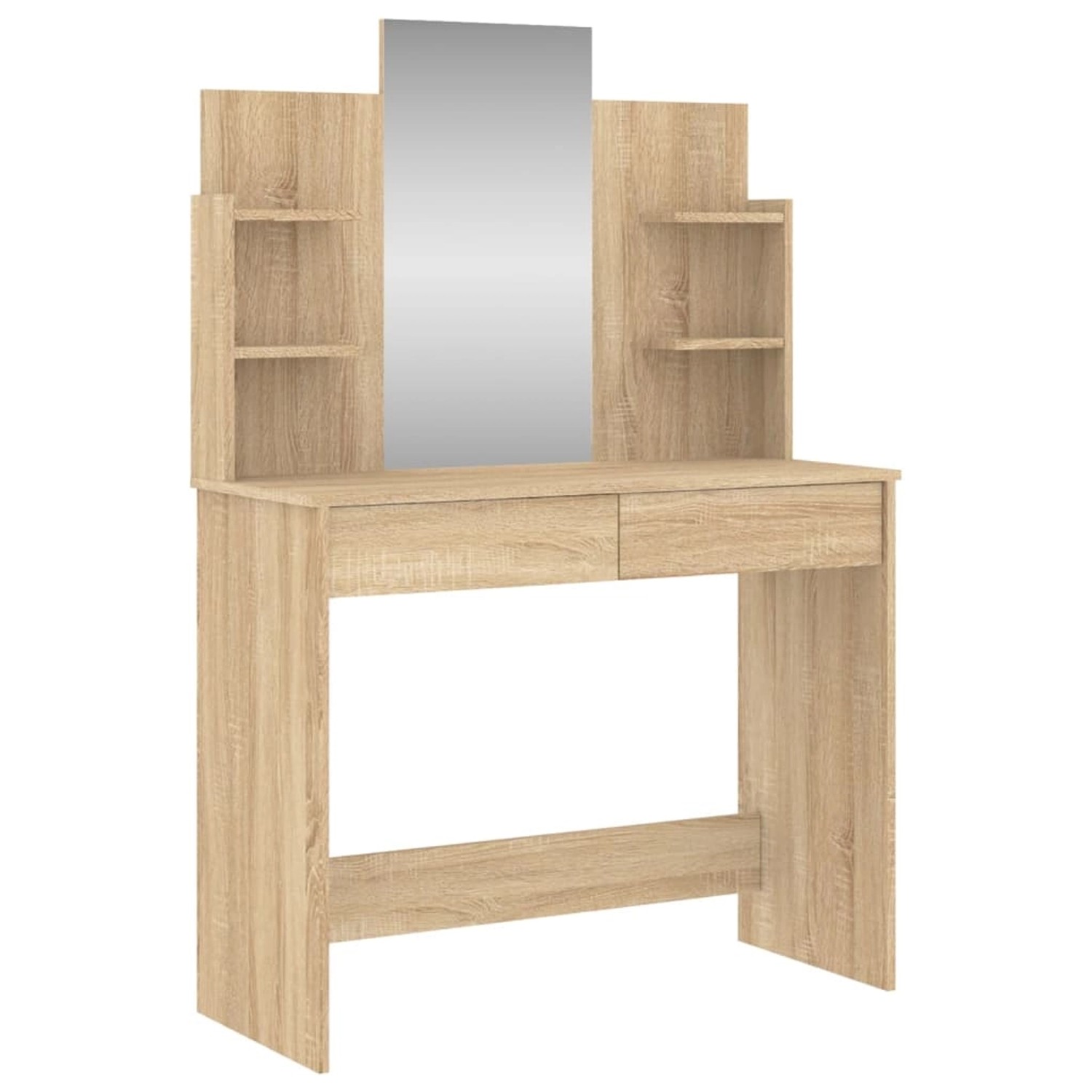 vidaXL Schminktisch mit Spiegel Sonoma-Eiche 96x39x142 cm vidaXL Schminktisch mit Spiegel Sonoma-Eiche 96x39x142 cm von VIDAXL