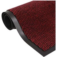 Schmutzfangmatte Rechteckig Getuftet 80x120 cm Rot Vidaxl Schmutzfangmatte Rechteckig Getuftet 80x120 cm Rot Vidaxl von VIDAXL
