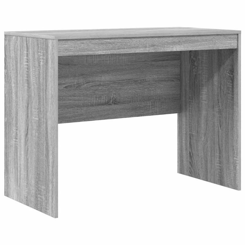 vidaXL Schreibtisch Grau Sonoma 100 x 50 x 76 cm Holzwerkstoff 869447 von VIDAXL