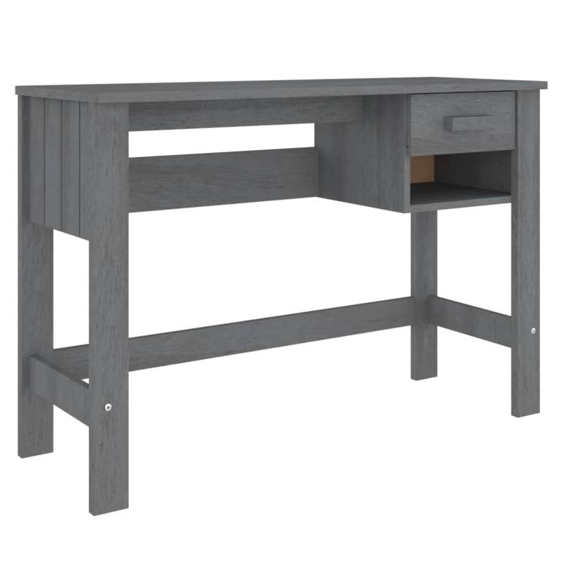 vidaXL Schreibtisch HAMAR Dunkelgrau 110x40x75 cm Massivholz Kiefer 340458 vidaXL Schreibtisch HAMAR Dunkelgrau 110x40x75 cm Massivholz Kiefer 340458 von VIDAXL