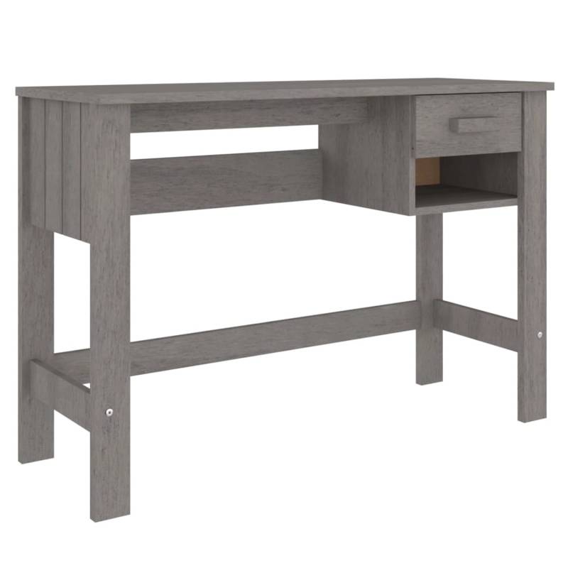 vidaXL Schreibtisch HAMAR Hellgrau 110x40x75 cm Massivholz Kiefer 340459 vidaXL Schreibtisch HAMAR Hellgrau 110x40x75 cm Massivholz Kiefer 340459 von VIDAXL