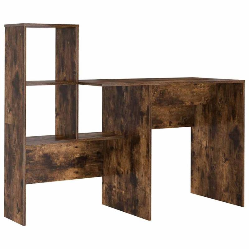 vidaXL Schreibtisch Räuchereiche 131,5 x 50 x 106,5 cm Holzwerkstoff 869302 vidaXL Schreibtisch Räuchereiche 131,5 x 50 x 106,5 cm Holzwerkstoff 869302 von VIDAXL