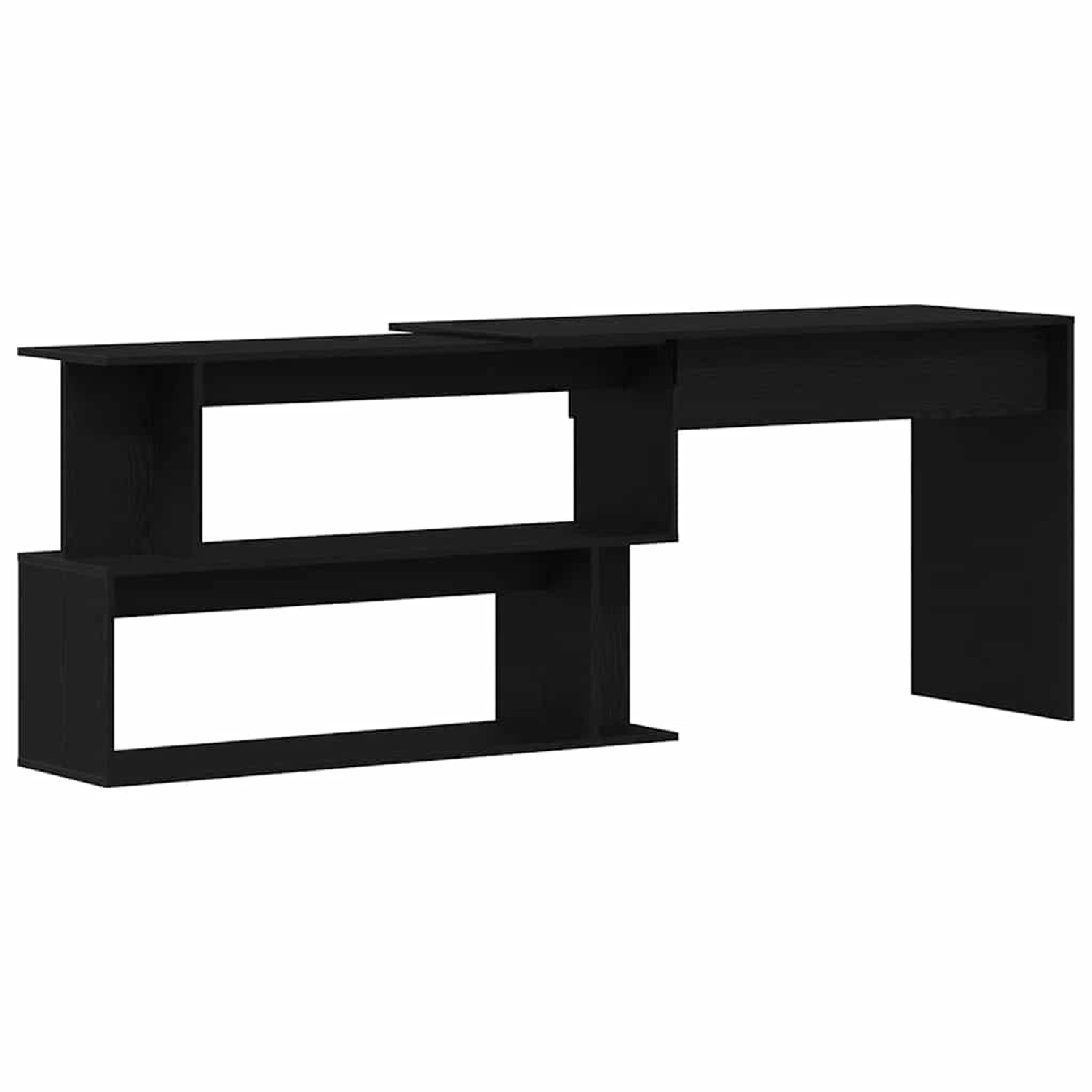 vidaXL Schreibtisch Schwarz Eichen-Optik 200 x 50 x 76 cm 862465 vidaXL Schreibtisch Schwarz Eichen-Optik 200 x 50 x 76 cm 862465 von VIDAXL