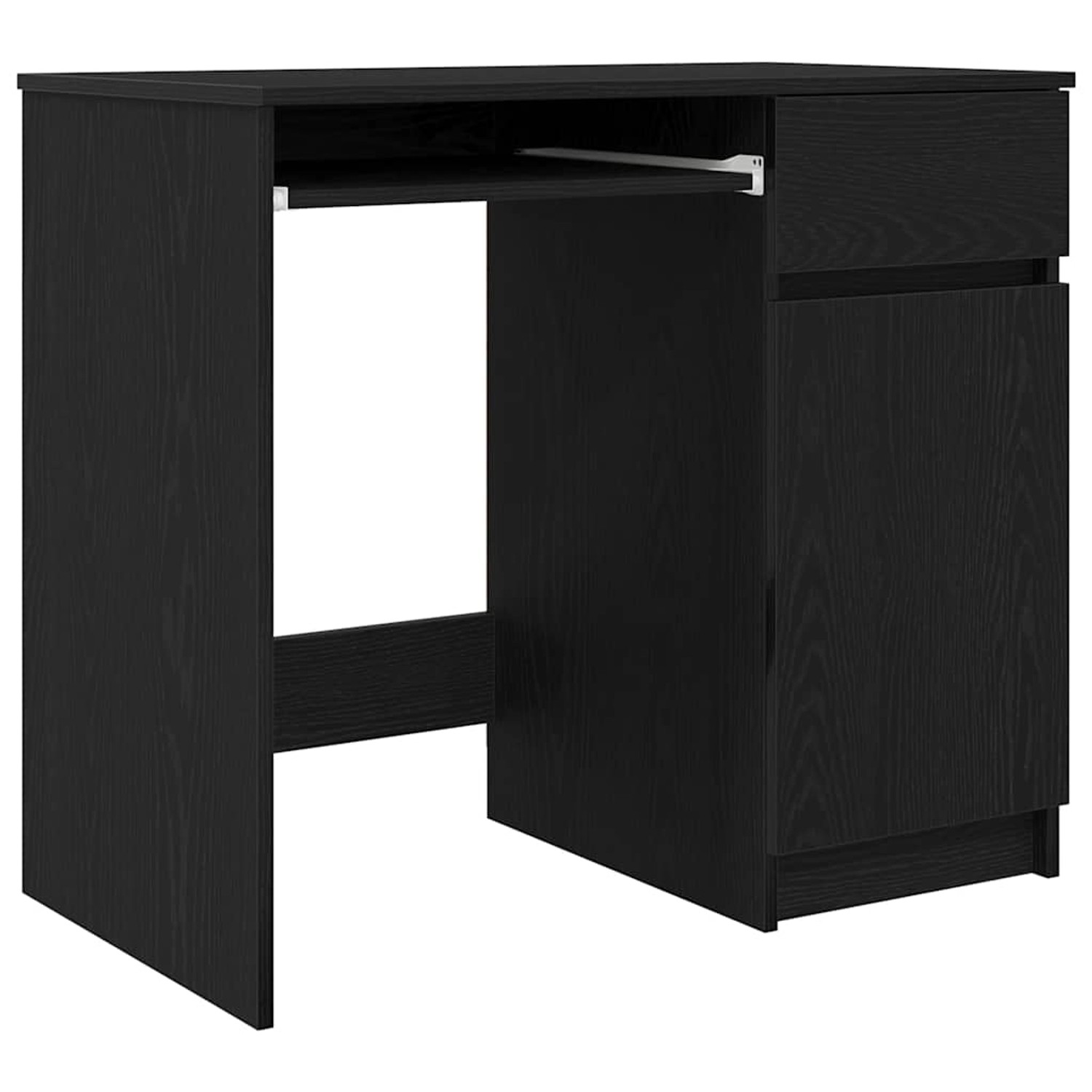 vidaXL Schreibtisch Schwarz Eichen-Optik 86x49x76 cm Holzwerkstoff 861824 vidaXL Schreibtisch Schwarz Eichen-Optik 86x49x76 cm Holzwerkstoff 861824 von VIDAXL