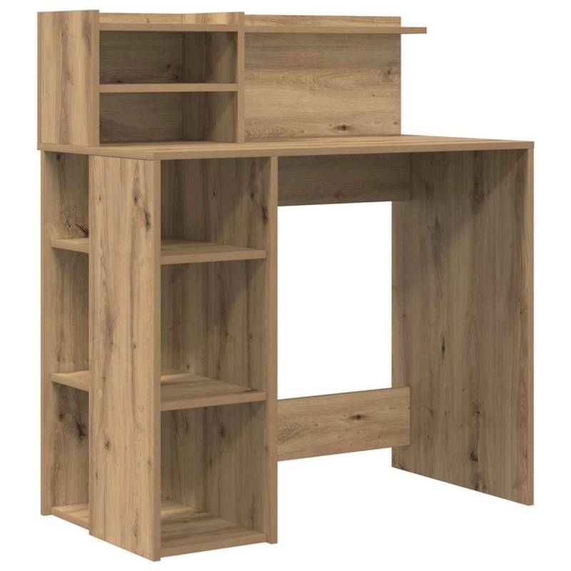 vidaXL Schreibtisch mit Stauraum Artisan-Eiche 90 x 48 x 101,5 cm 869529 vidaXL Schreibtisch mit Stauraum Artisan-Eiche 90 x 48 x 101,5 cm 869529 von VIDAXL