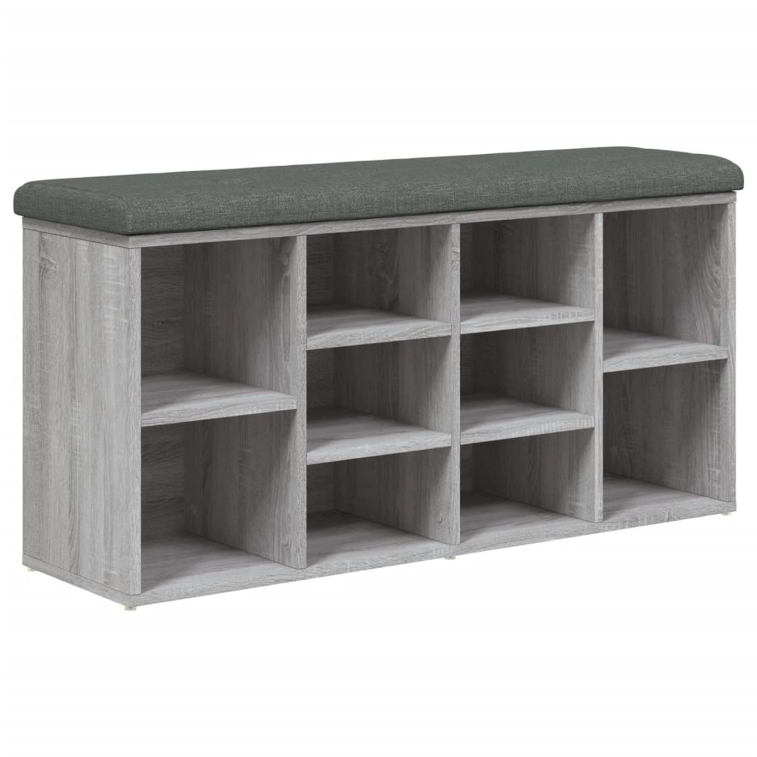 vidaXL Schuhbank Grau Sonoma 102x32x50 cm Holzwerkstoff vidaXL Schuhbank Grau Sonoma 102x32x50 cm Holzwerkstoff von VIDAXL