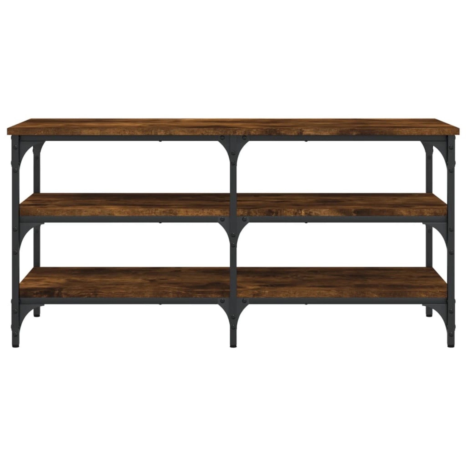 vidaXL Schuhbank Räuchereiche 100x38,5x49 cm Holzwerkstoff vidaXL Schuhbank Räuchereiche 100x38,5x49 cm Holzwerkstoff von VIDAXL