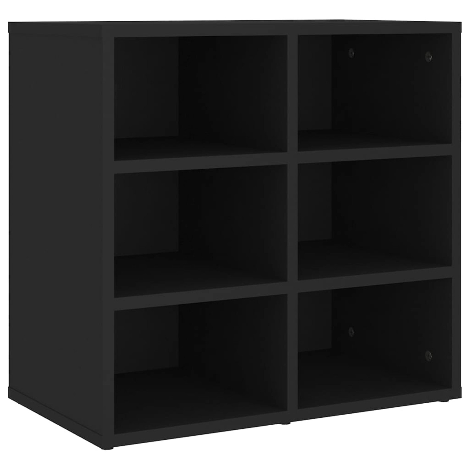 vidaXL Schuhregal Schwarz 52,5x30x50 cm von VIDAXL