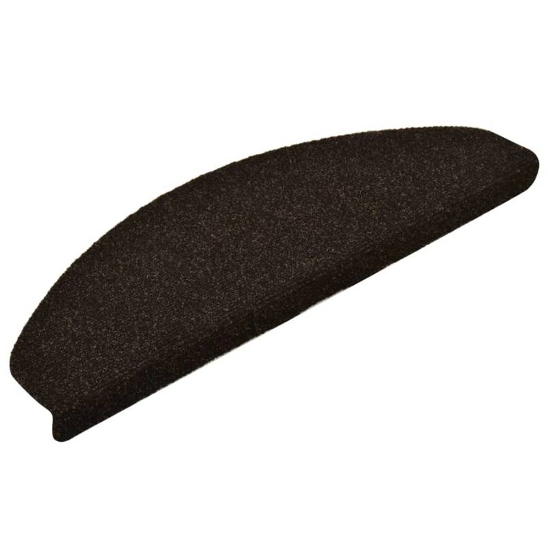vidaXL Selbstklebende Treppenmatten 15 Stk. Dunkelbraun 65x21x4cm von VIDAXL