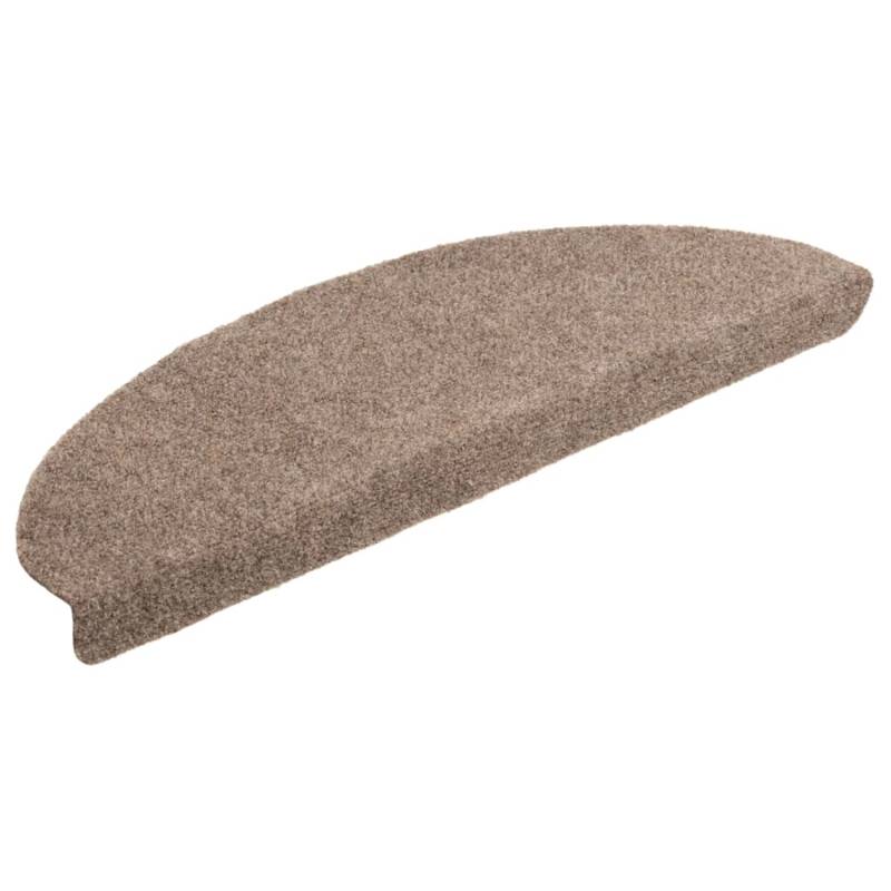vidaXL Selbstklebende Treppenmatten 5 Stk. Creme 65x21x4cm Nadelvlies von VIDAXL