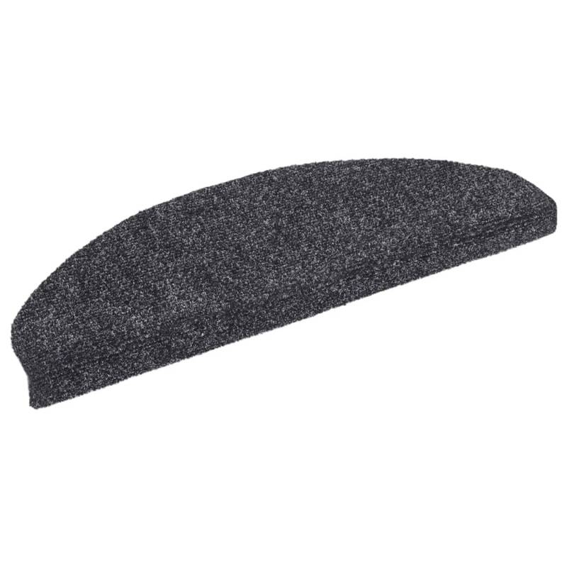 vidaXL Selbstklebende Treppenmatten 5 Stk. Dunkelgrau 65x21x4 cm von VIDAXL