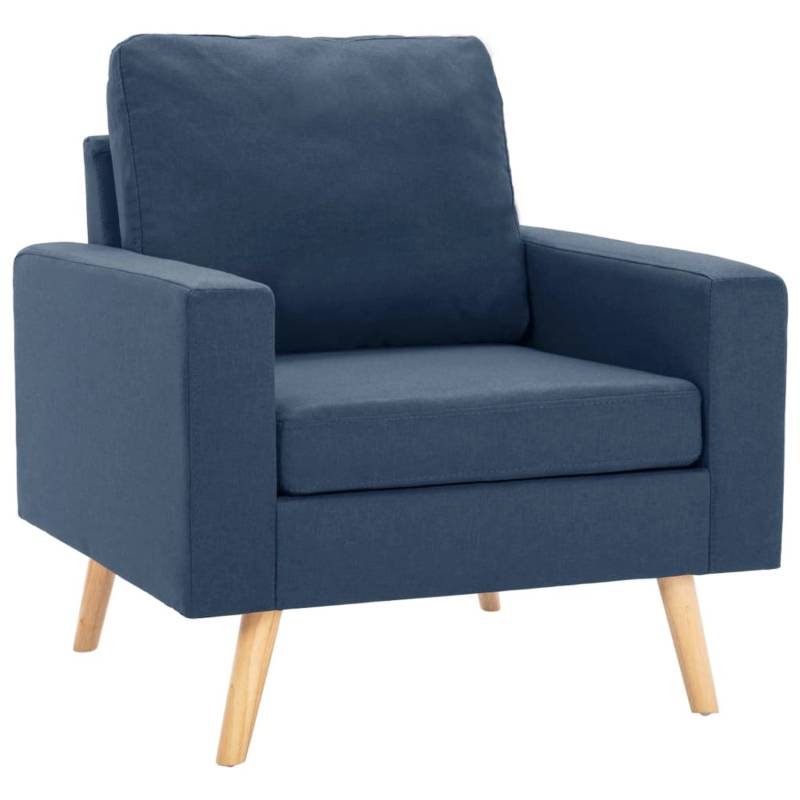 vidaXL Sessel Blau Stoff Modell 6 von VIDAXL