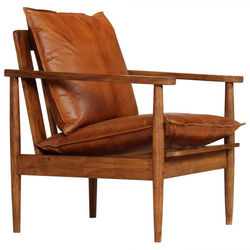 vidaXL Sessel Braun Echtleder mit Akazienholz 246480 vidaXL Sessel Braun Echtleder mit Akazienholz 246480 von VIDAXL