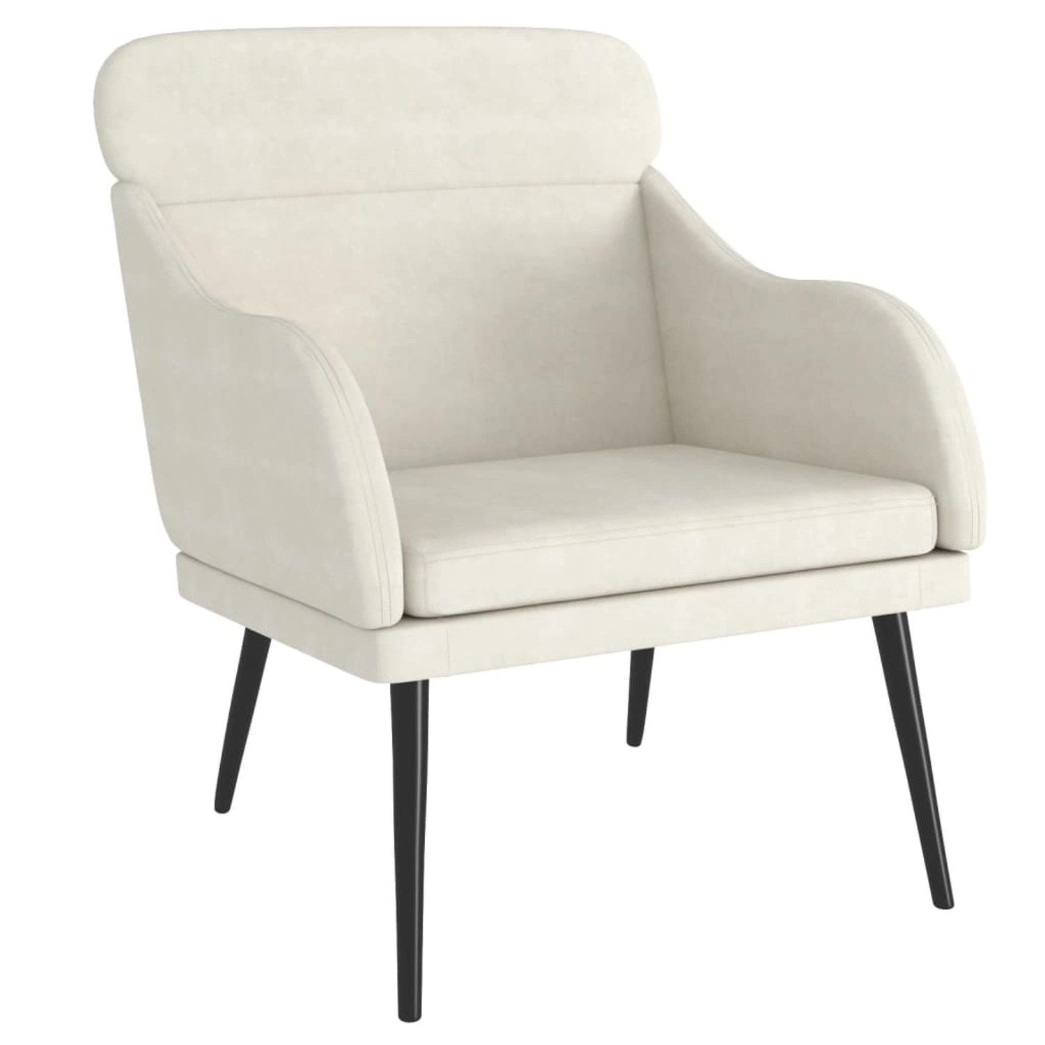vidaXL Sessel Creme 63x76x80 cm Samt Modell 1 vidaXL Sessel Creme 63x76x80 cm Samt Modell 1 von VIDAXL