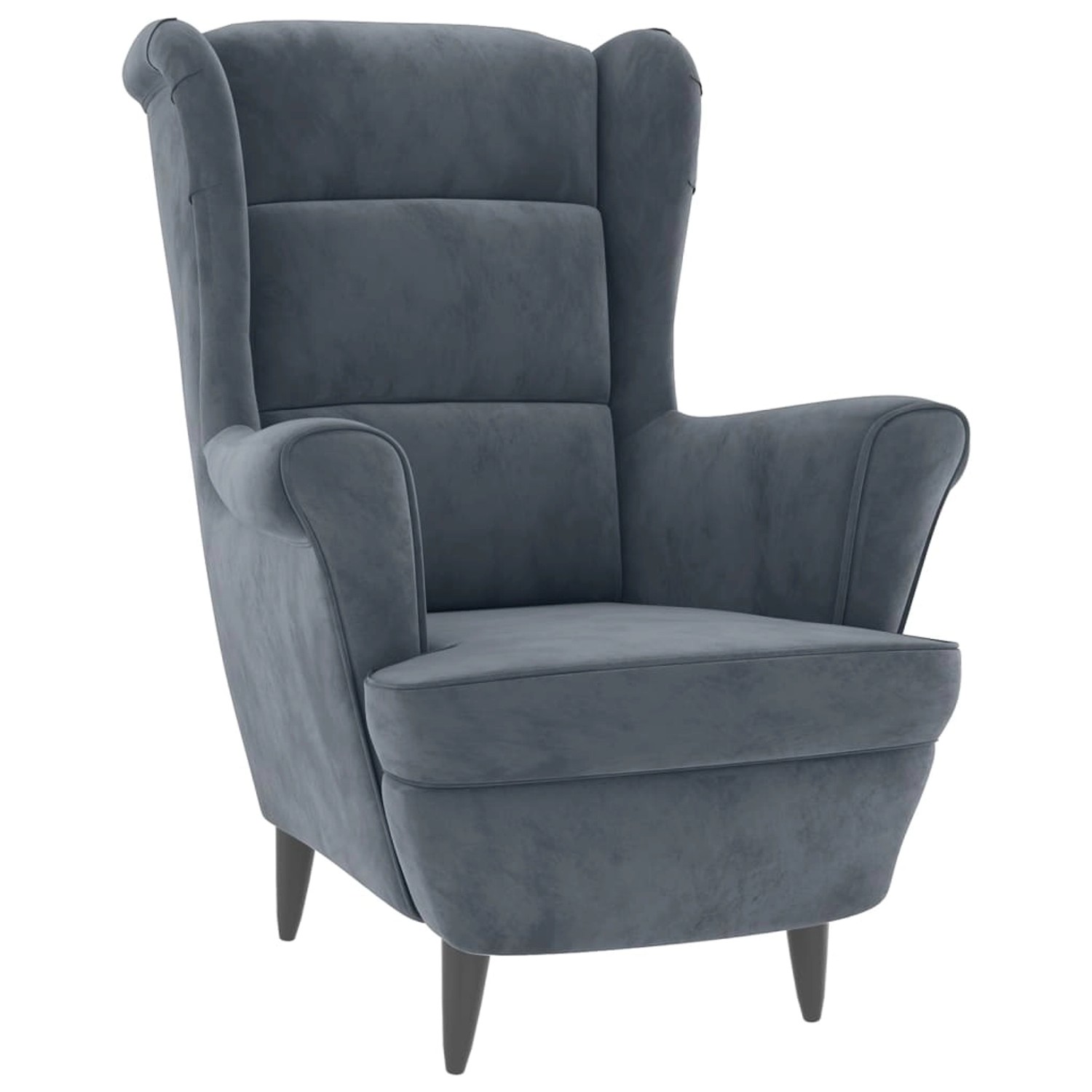 vidaXL Sessel Dunkelgrau Samt Modell 1 vidaXL Sessel Dunkelgrau Samt Modell 1 von VIDAXL