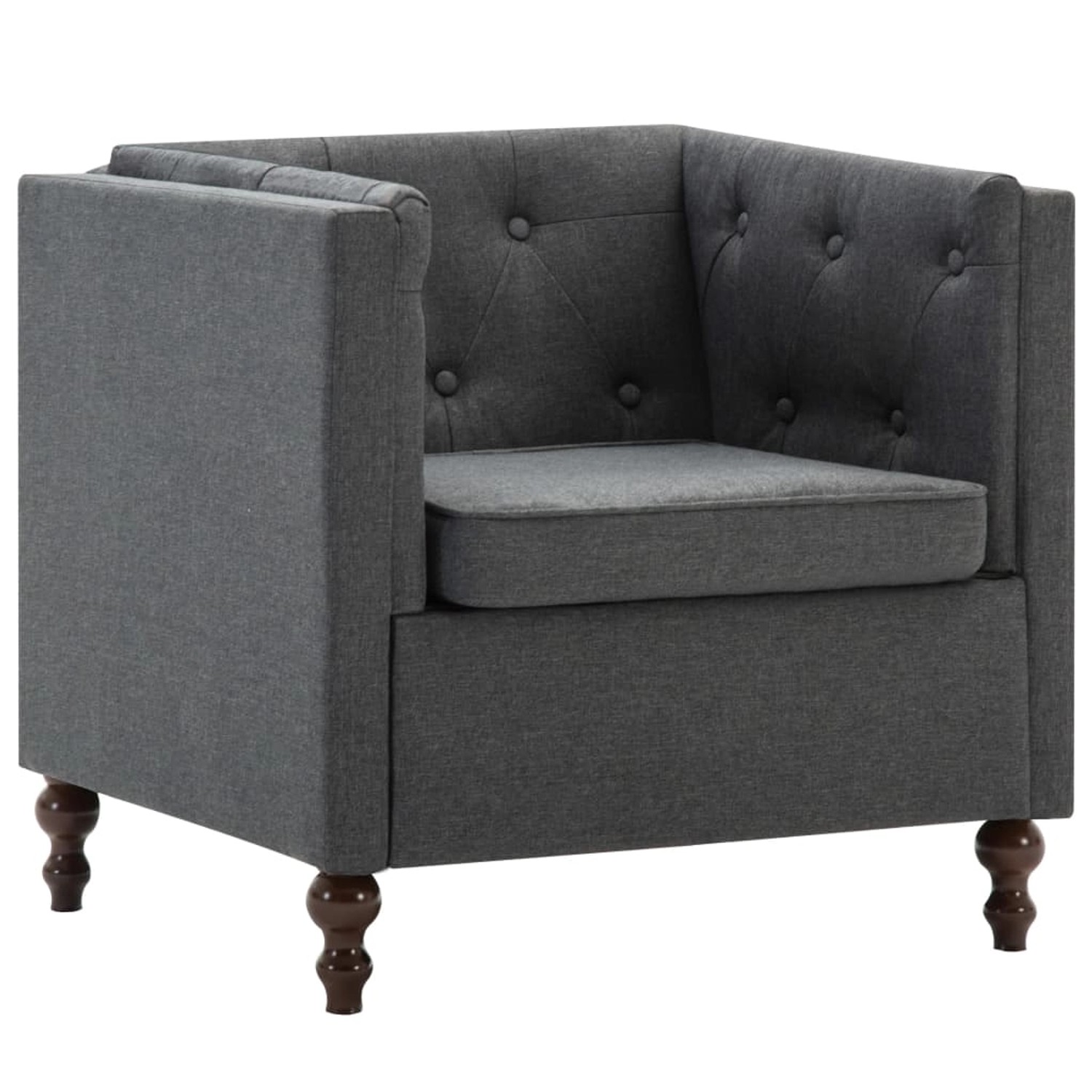 vidaXL Sessel Dunkelgrau Stoff Modell 9 vidaXL Sessel Dunkelgrau Stoff Modell 9 von VIDAXL