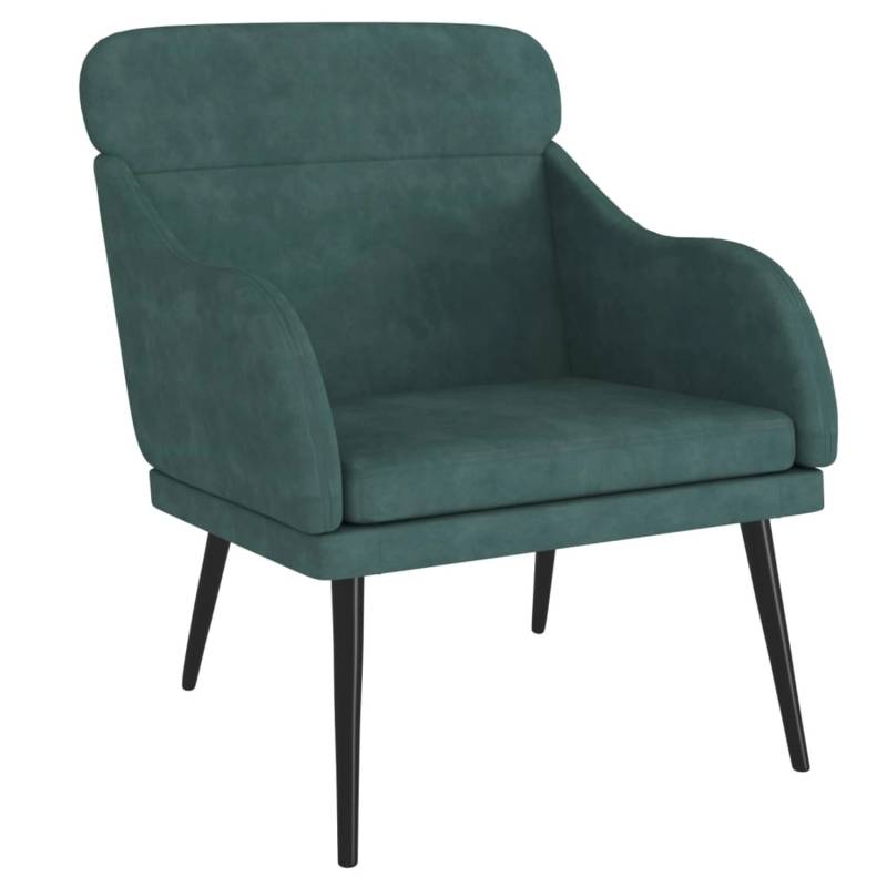 vidaXL Sessel Dunkelgrün 63x76x80 cm Samt Modell 1 von VIDAXL
