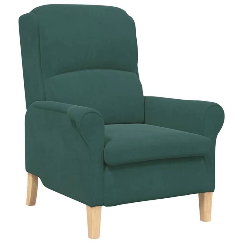 vidaXL Sessel Dunkelgrün 76 x 94 x 102 cm Samt 42009859 von VIDAXL
