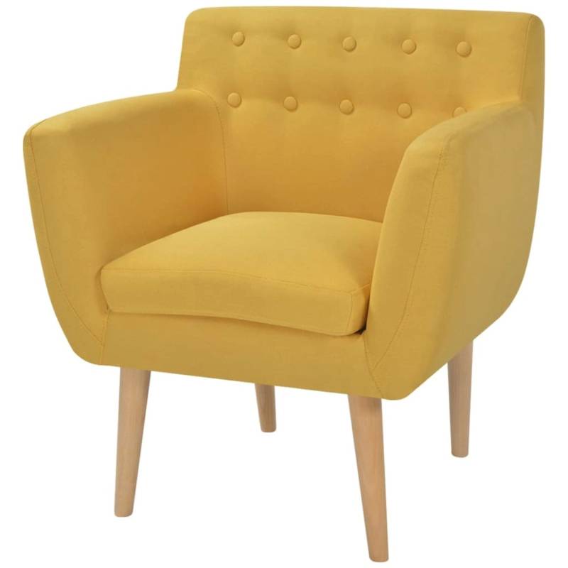 vidaXL Sessel Gelb Stoff Modell 1 von VIDAXL