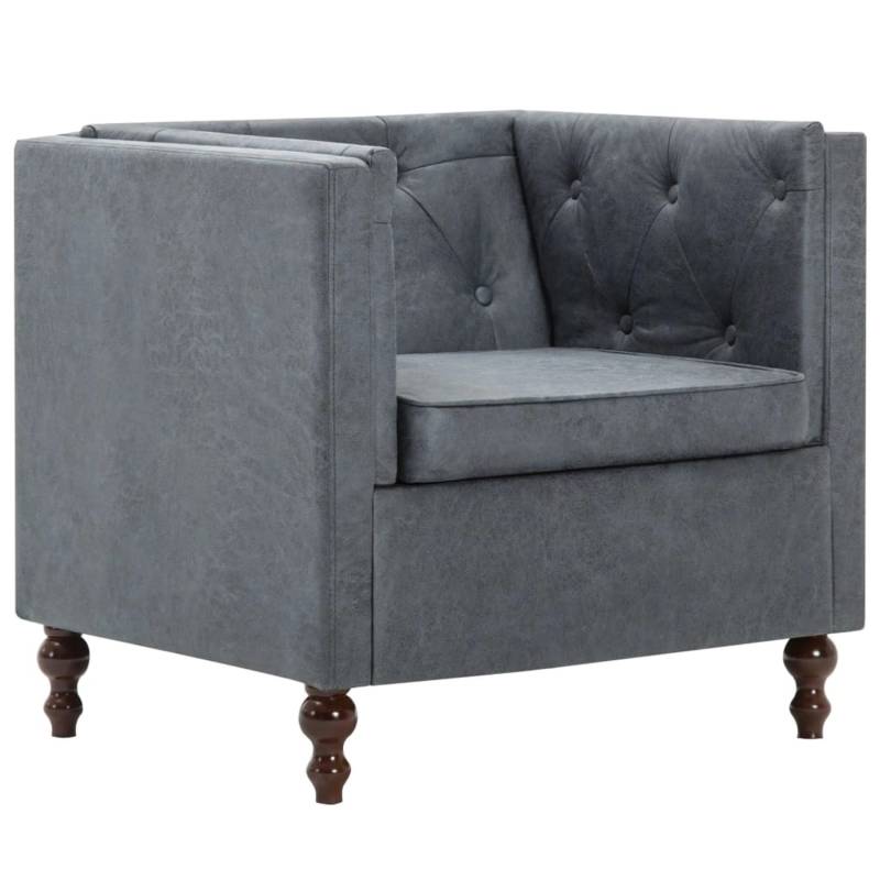 vidaXL Sessel Grau Stoff Modell 4 von VIDAXL