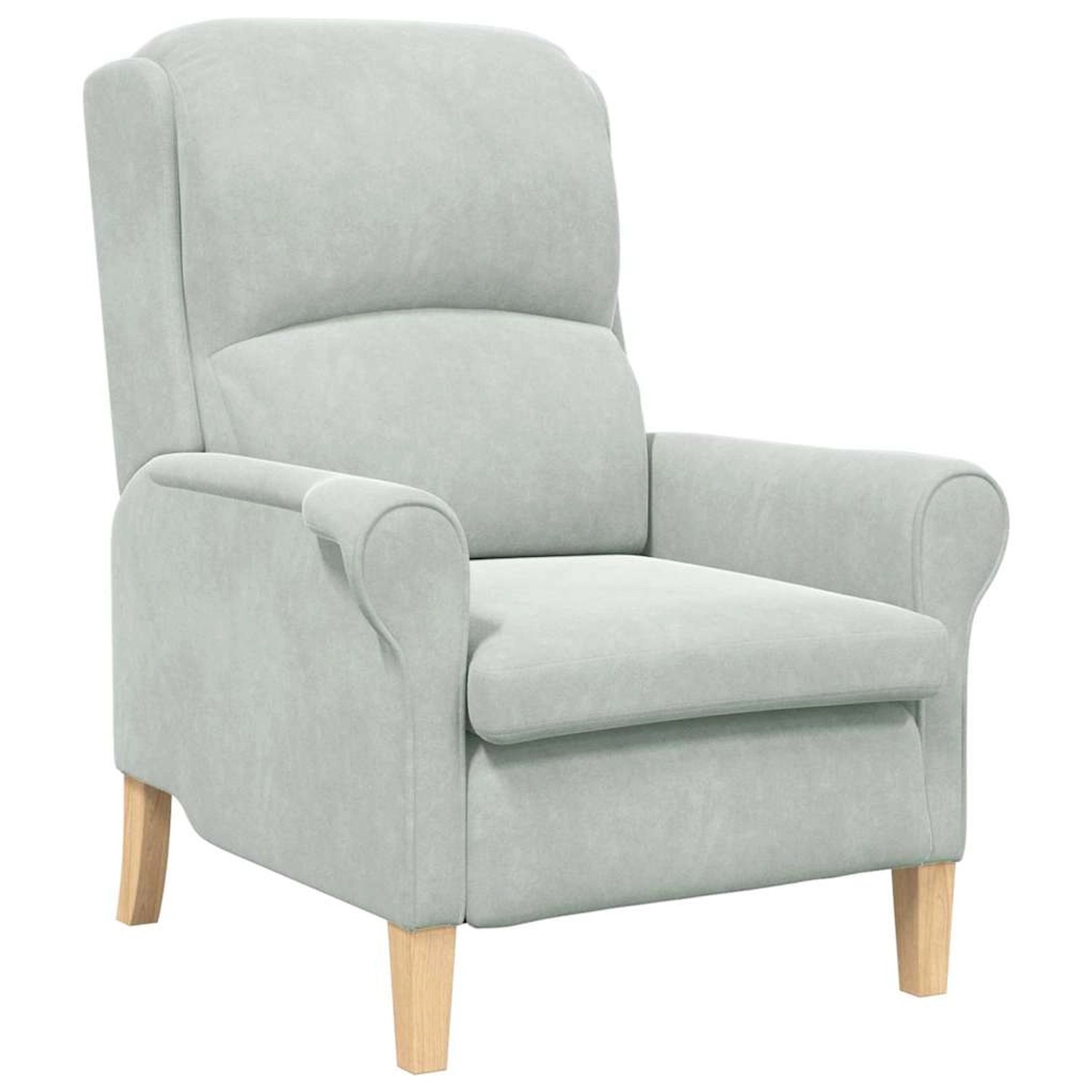 vidaXL Sessel Hellgrau 76 x 94 x 102 cm Samt 42009857 vidaXL Sessel Hellgrau 76 x 94 x 102 cm Samt 42009857 von VIDAXL