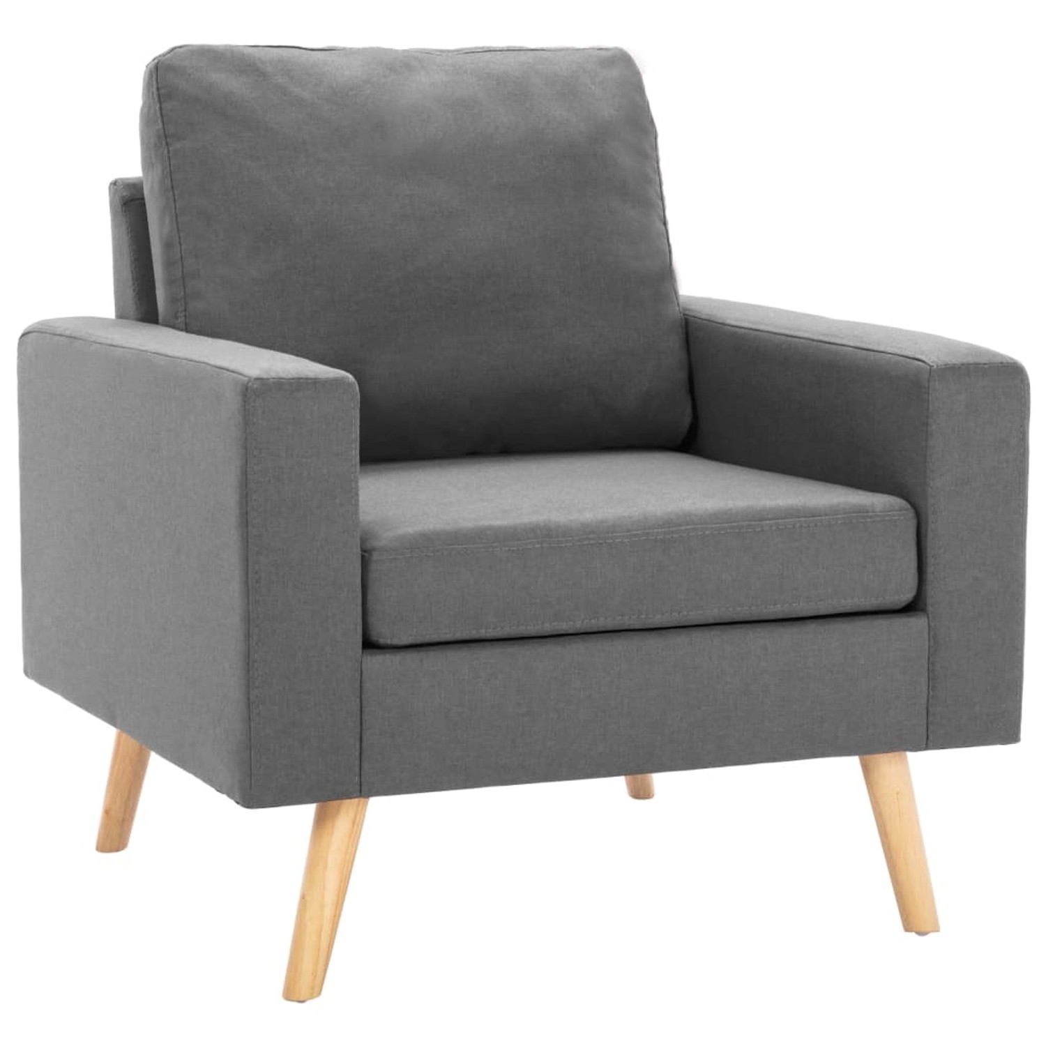 vidaXL Sessel Hellgrau Stoff Modell 10 vidaXL Sessel Hellgrau Stoff Modell 10 von VIDAXL