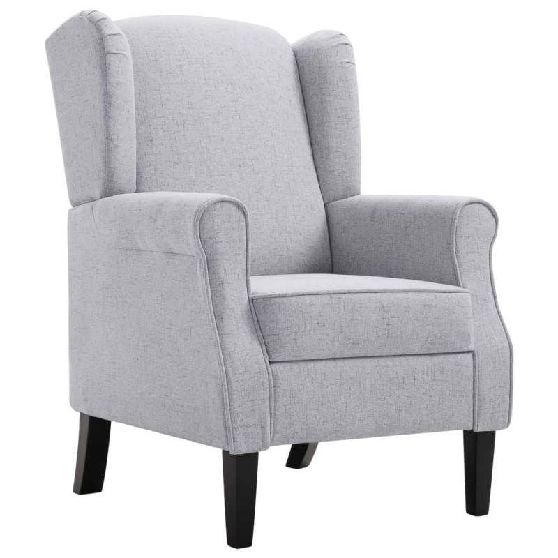 vidaXL Sessel Hellgrau Stoff Modell 8 von VIDAXL