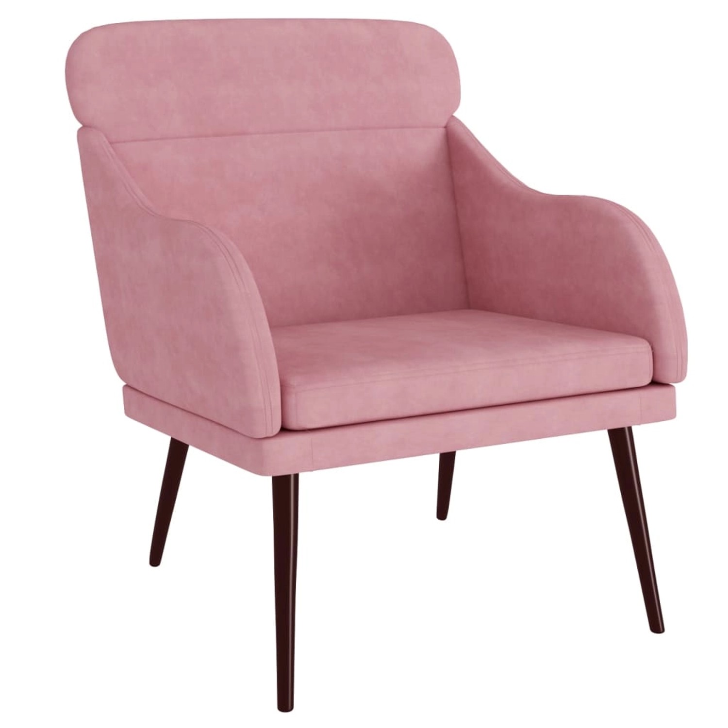 vidaXL Sessel Rosa 63x76x80 cm Samt Modell 1 vidaXL Sessel Rosa 63x76x80 cm Samt Modell 1 von VIDAXL
