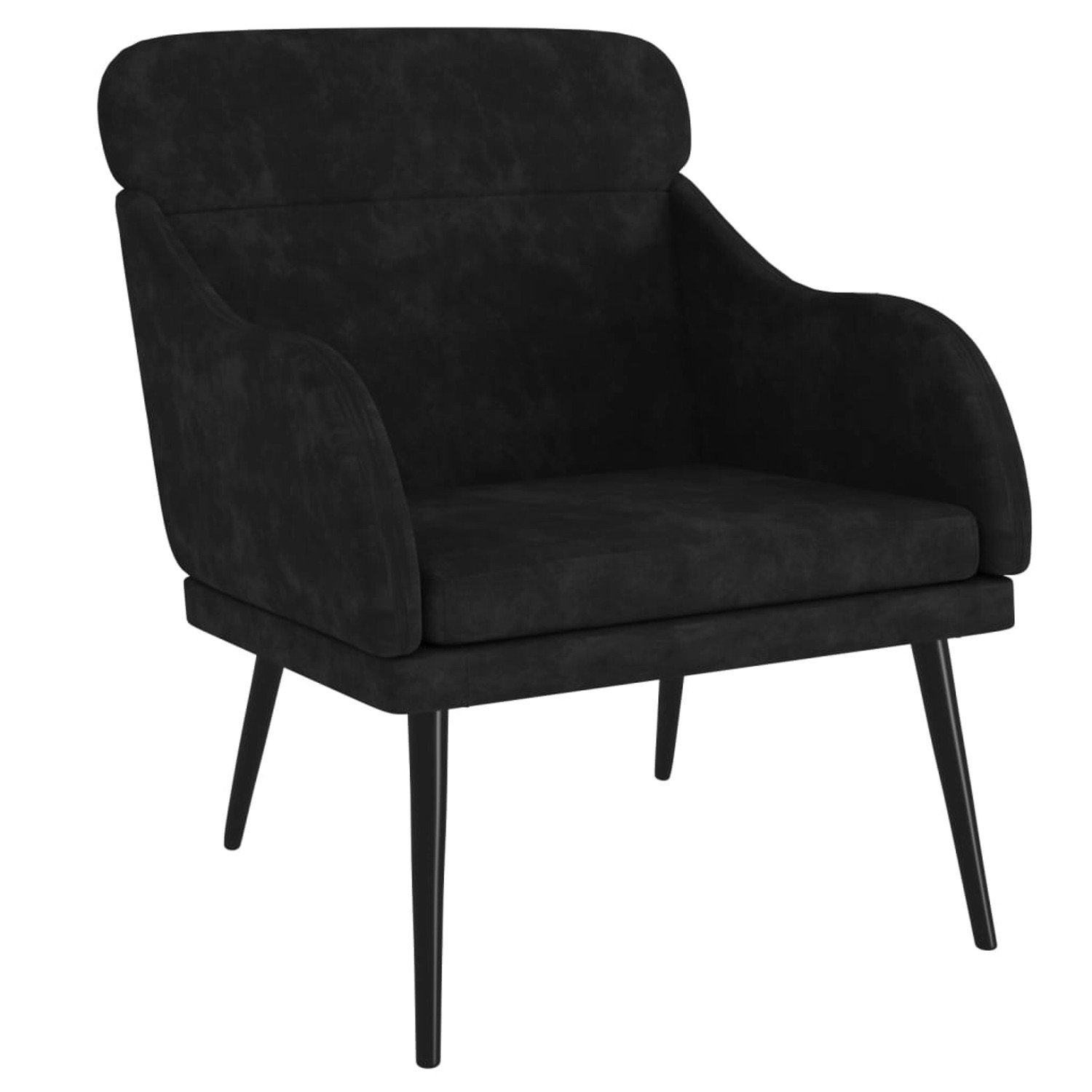 vidaXL Sessel Schwarz 63x76x80 cm Samt Modell 1 vidaXL Sessel Schwarz 63x76x80 cm Samt Modell 1 von VIDAXL