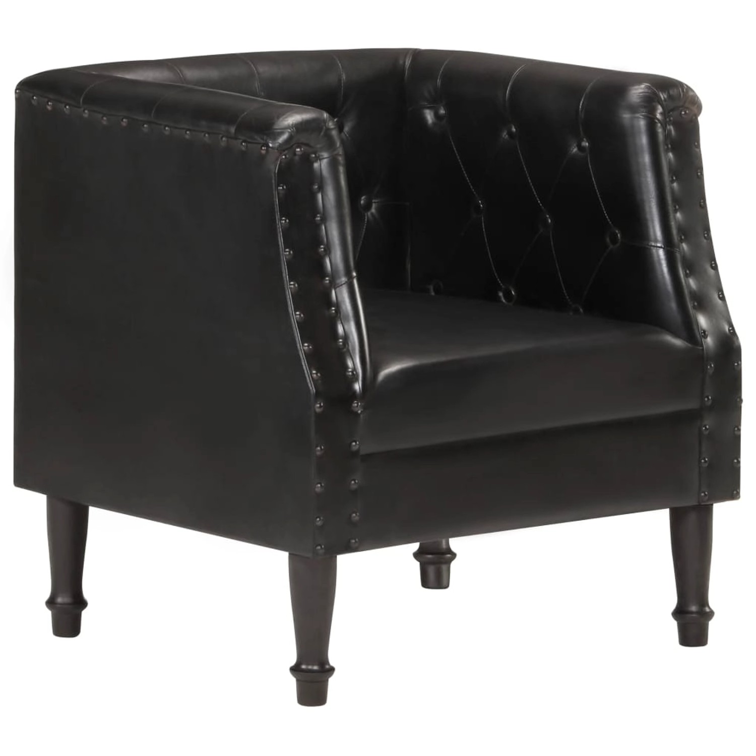 vidaXL Sessel Schwarz Echtleder Modell 6 vidaXL Sessel Schwarz Echtleder Modell 6 von VIDAXL