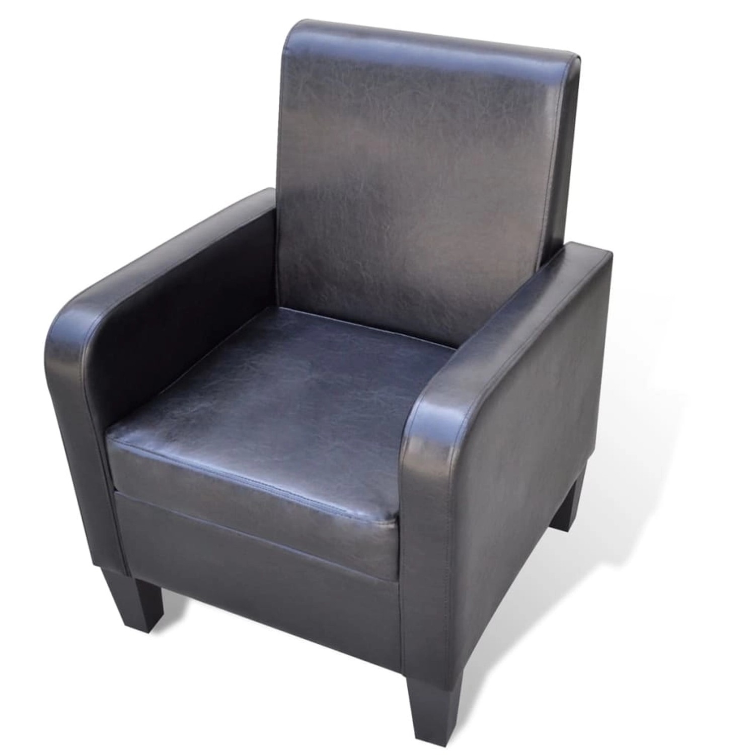 vidaXL Sessel Schwarz Kunstleder Modell 1 vidaXL Sessel Schwarz Kunstleder Modell 1 von VIDAXL