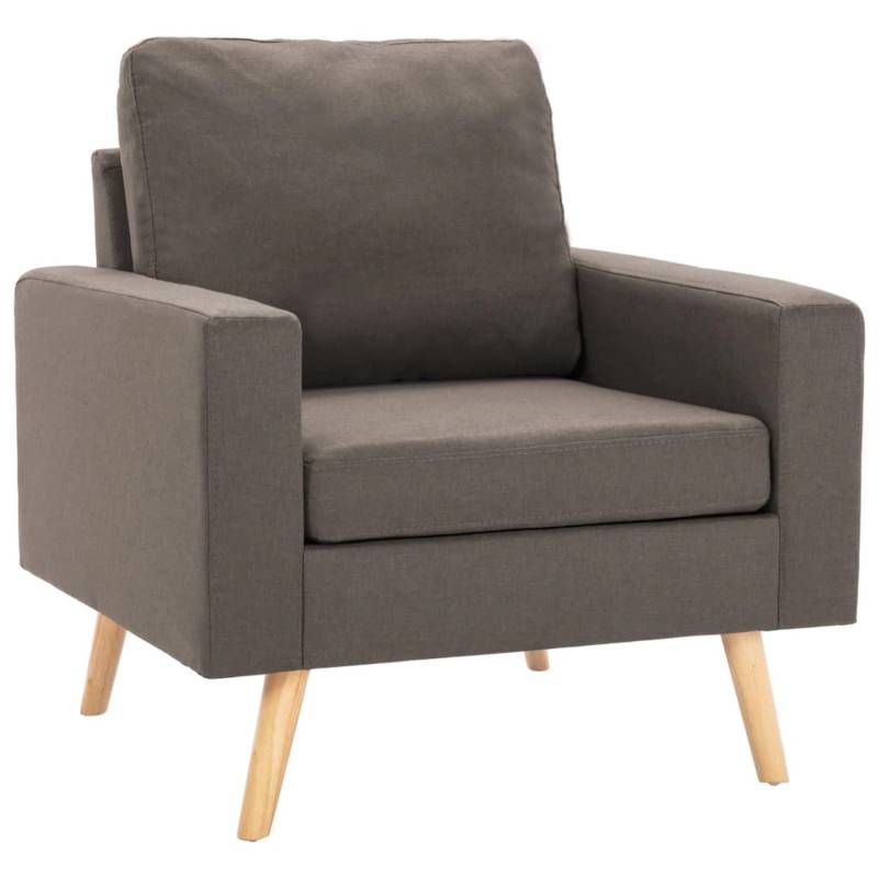 vidaXL Sessel Taupe Stoff Modell 2 von VIDAXL