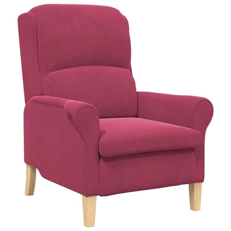 vidaXL Sessel Weinrot 76 x 94 x 102 cm Samt 42009862 vidaXL Sessel Weinrot 76 x 94 x 102 cm Samt 42009862 von VIDAXL