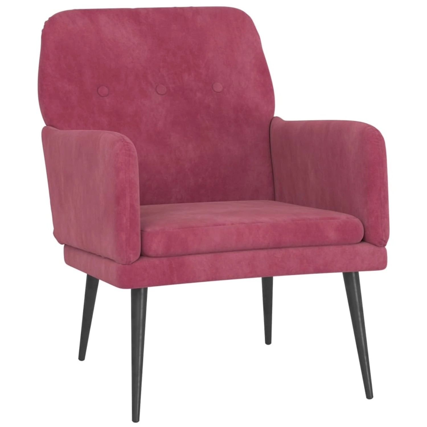 vidaXL Sessel Weißrot 62x79x79 cm Samt Modell 1 vidaXL Sessel Weißrot 62x79x79 cm Samt Modell 1 von VIDAXL