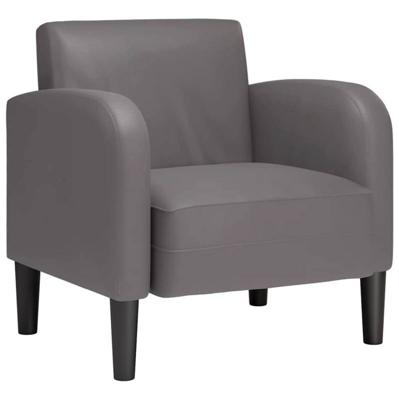 vidaXL Sessel mit Armlehnen Grau 54 cm Kunstleder 4100531 vidaXL Sessel mit Armlehnen Grau 54 cm Kunstleder 4100531 von VIDAXL