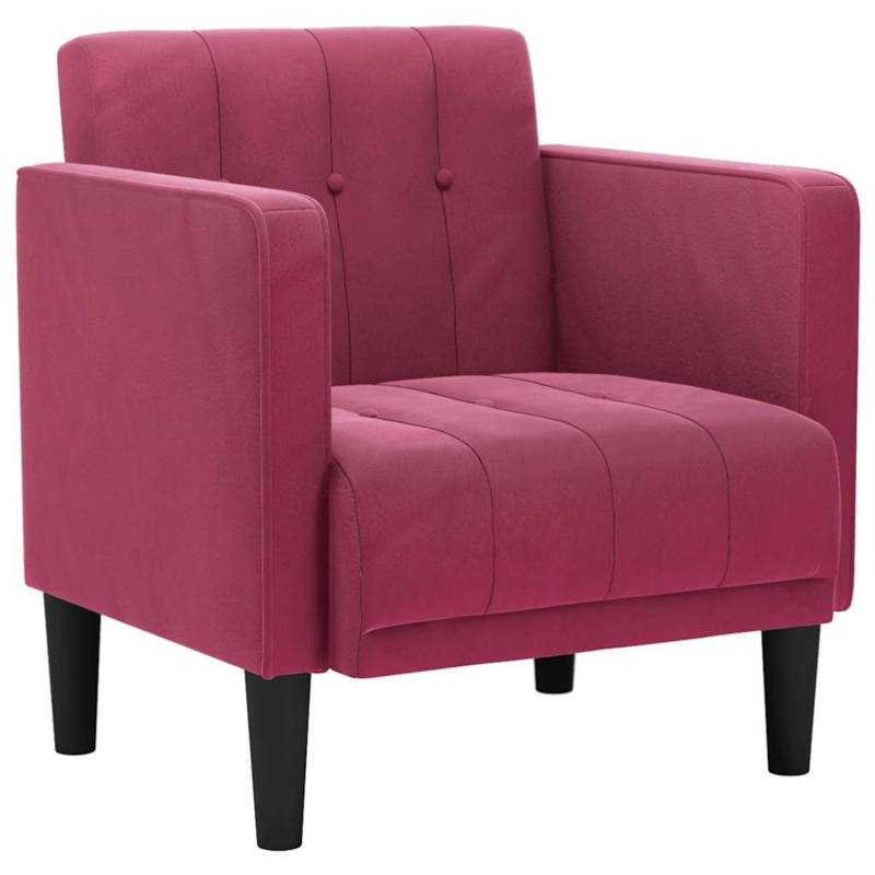 vidaXL Sessel mit Armlehnen Weinrot 53 cm Samt 4100556 vidaXL Sessel mit Armlehnen Weinrot 53 cm Samt 4100556 von VIDAXL