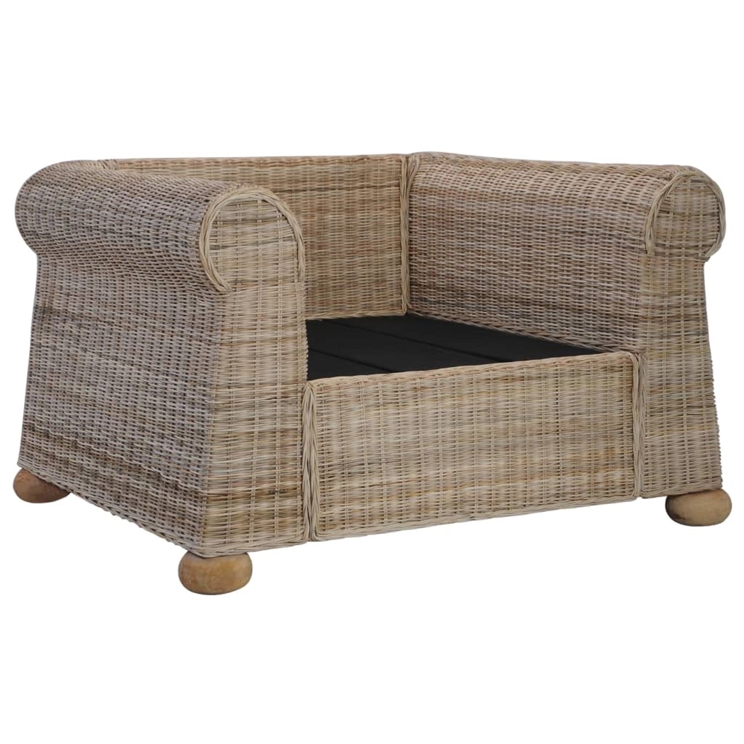 vidaXL Sessel mit Kissen Natur Rattan vidaXL Sessel mit Kissen Natur Rattan von VIDAXL