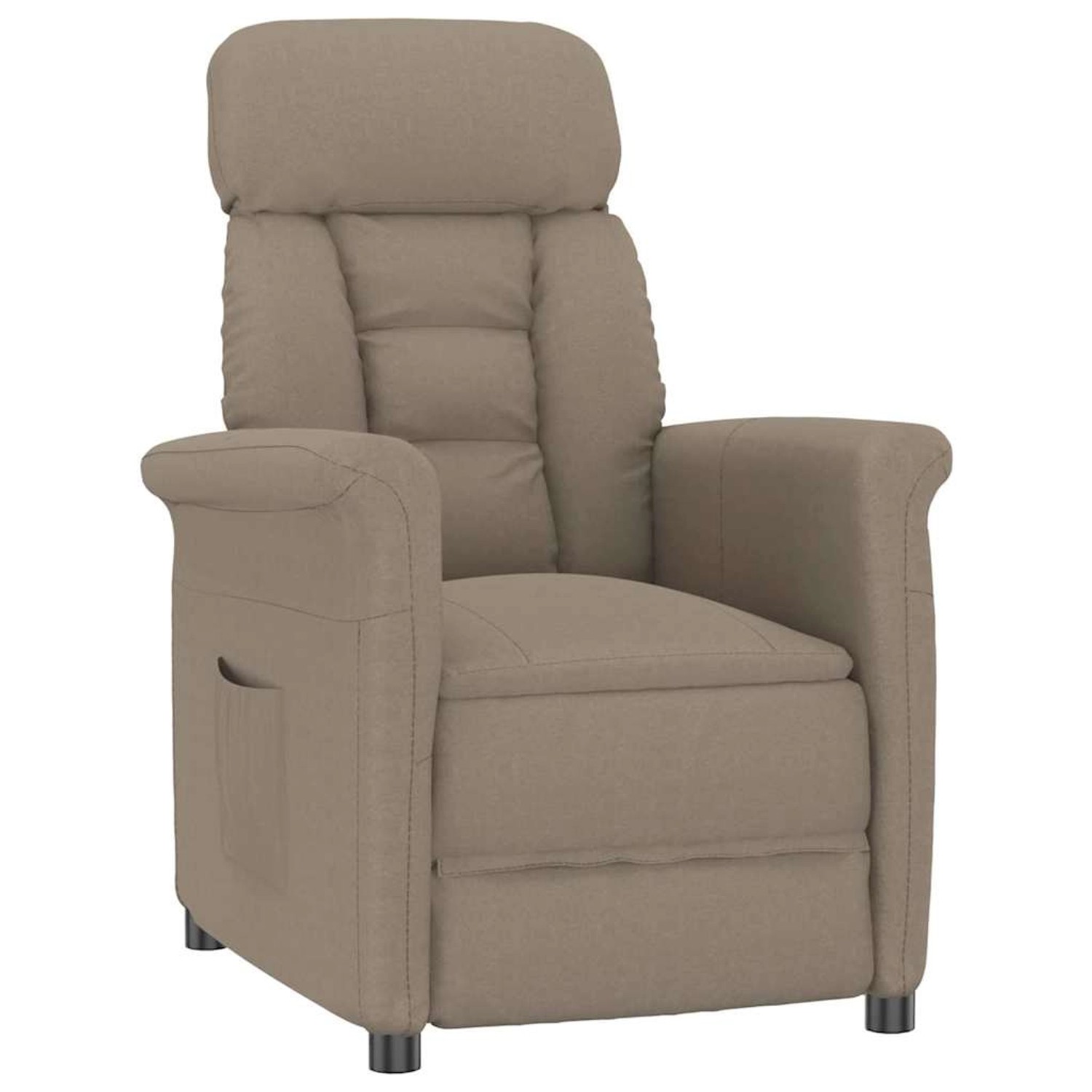 vidaXL Sessel mit Liegefunktion Taupe 70,5 x 96,5 x 95 cm Polyester 348400 vidaXL Sessel mit Liegefunktion Taupe 70,5 x 96,5 x 95 cm Polyester 348400 von VIDAXL