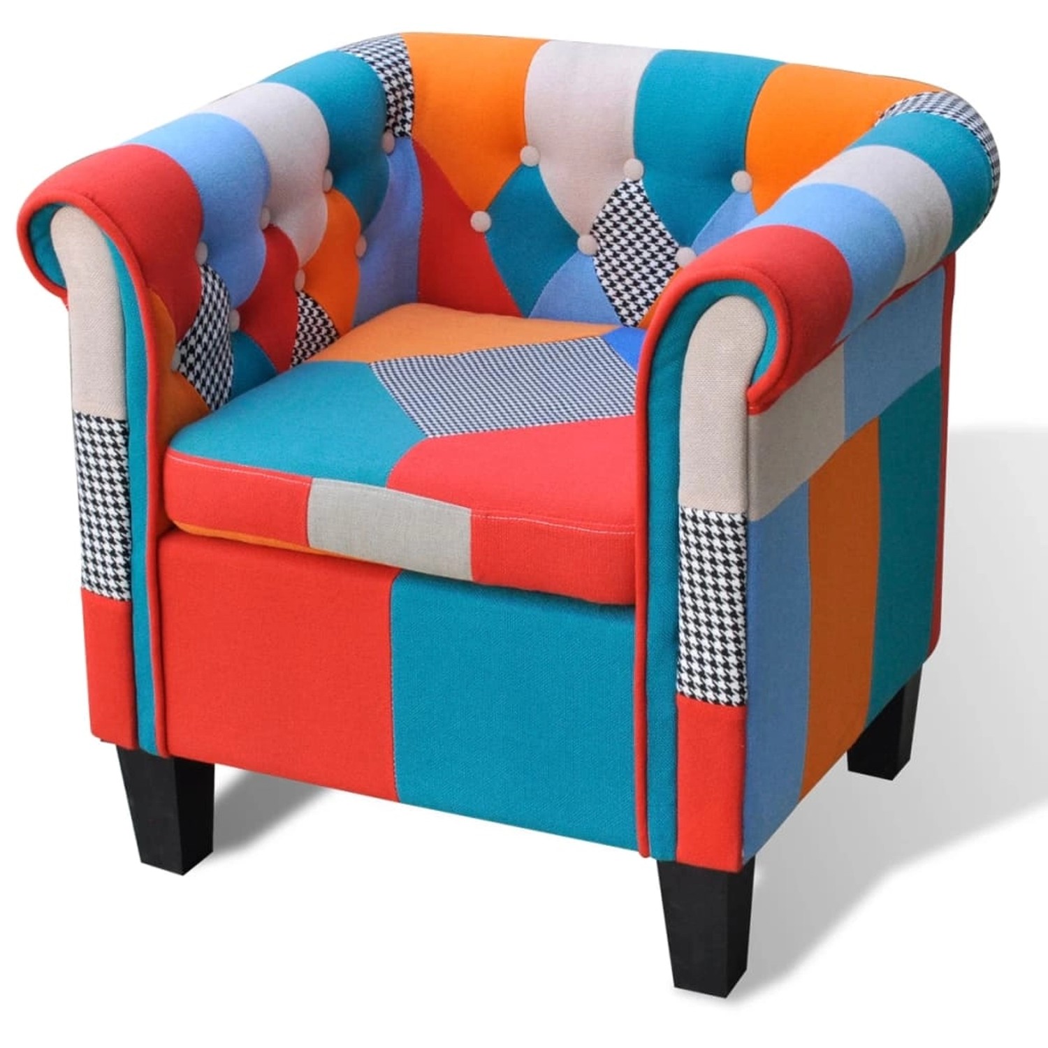 vidaXL Sessel mit Patchwork-Design Stoff Modell 3 vidaXL Sessel mit Patchwork-Design Stoff Modell 3 von VIDAXL