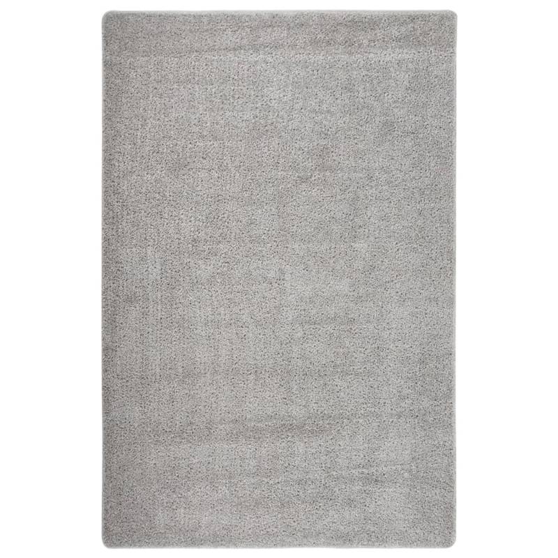 vidaXL Shaggyteppich Hellgrau 200x290 Cm Rutschfest 1123682 von VIDAXL