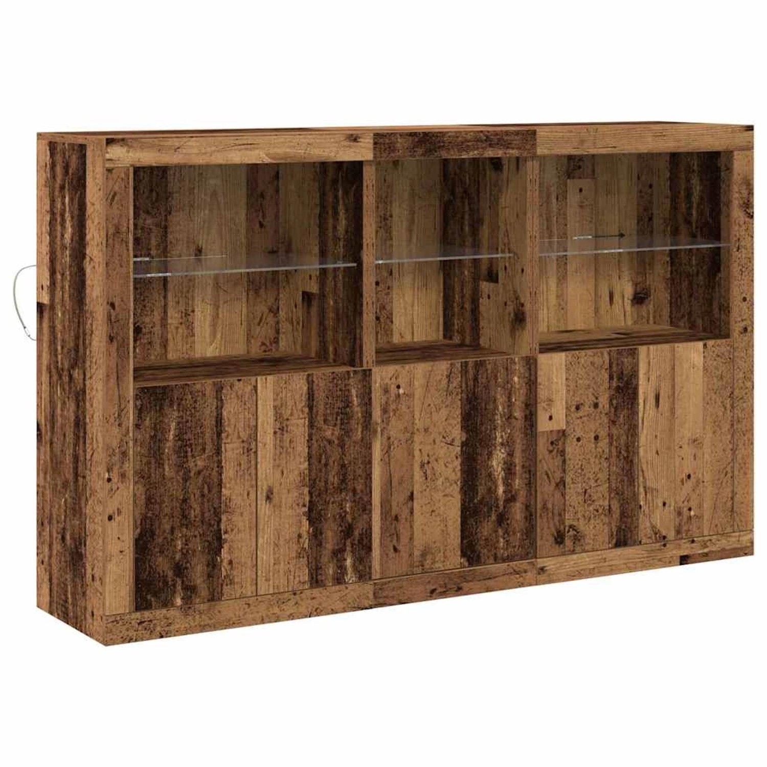vidaXL Sideboard Altholz 162 x 37 x 100 cm Holzwerkstoff 3333122 von VIDAXL